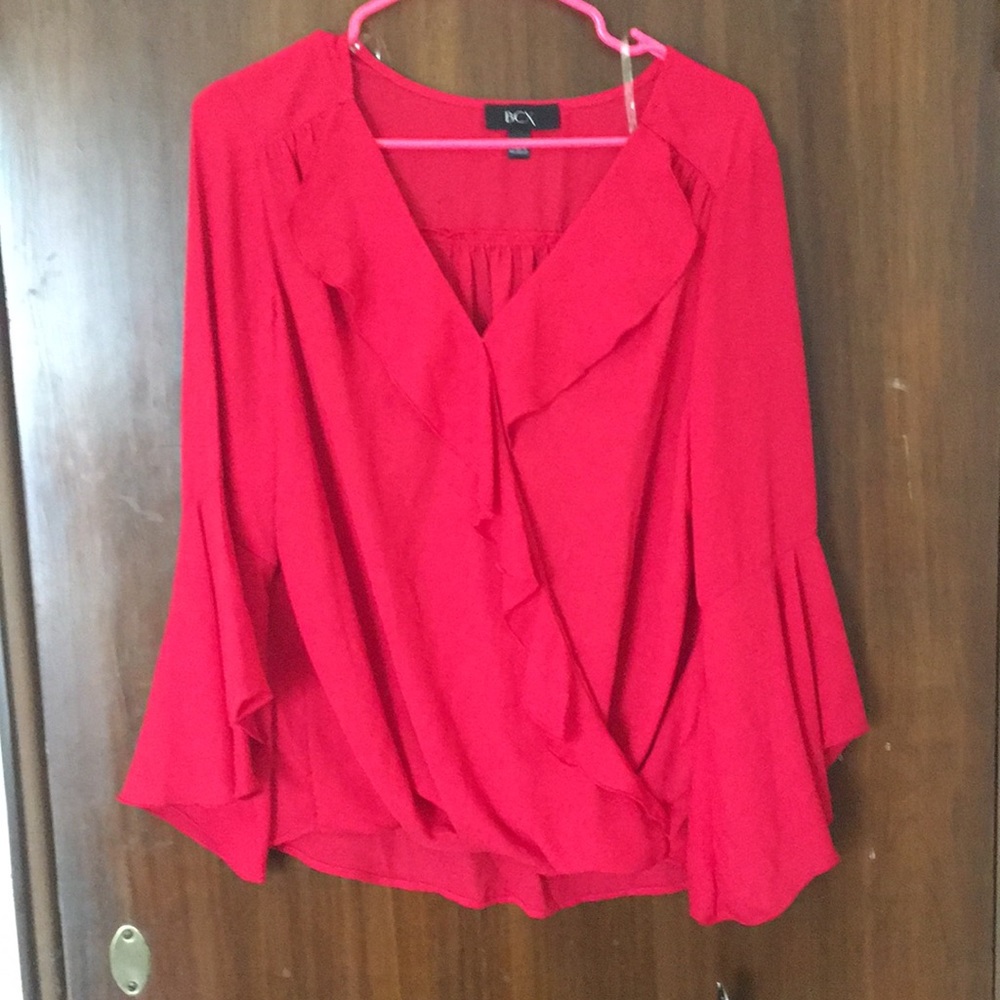 Red blouse